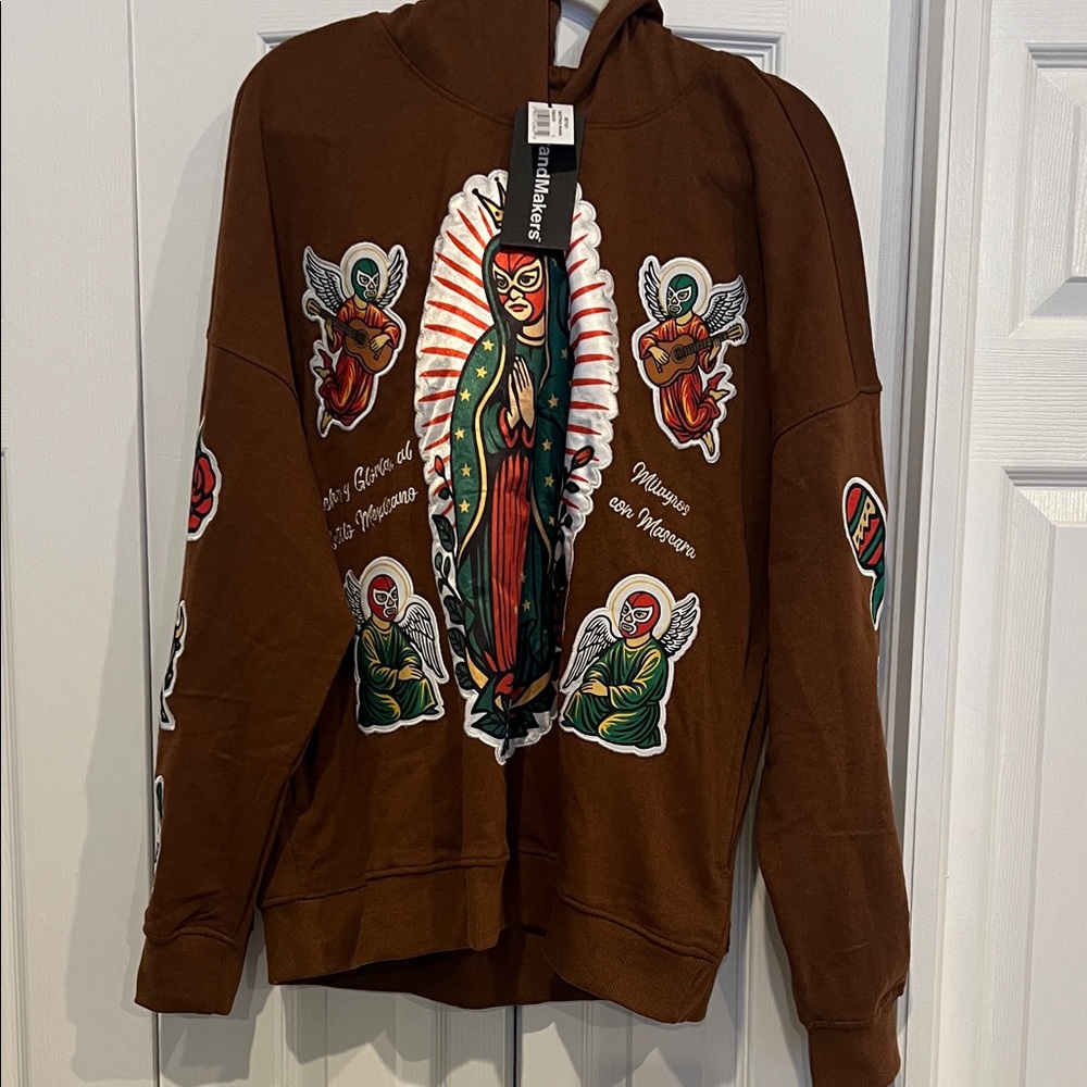 Old west supply Lucha y Gloria hooded sweatshirt